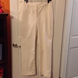 Talbots Heritage Fit Trouser in Winter White